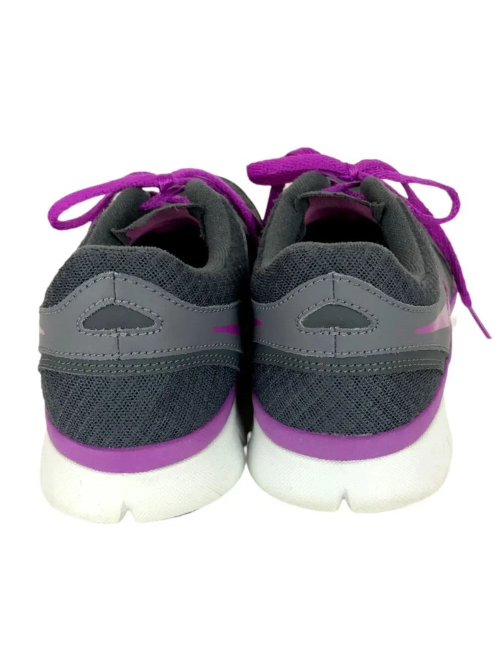 Nike Flex 2012 RN Womens Running Shoes 7.5 Gray Pink Mesh Lightweight Sneakers
